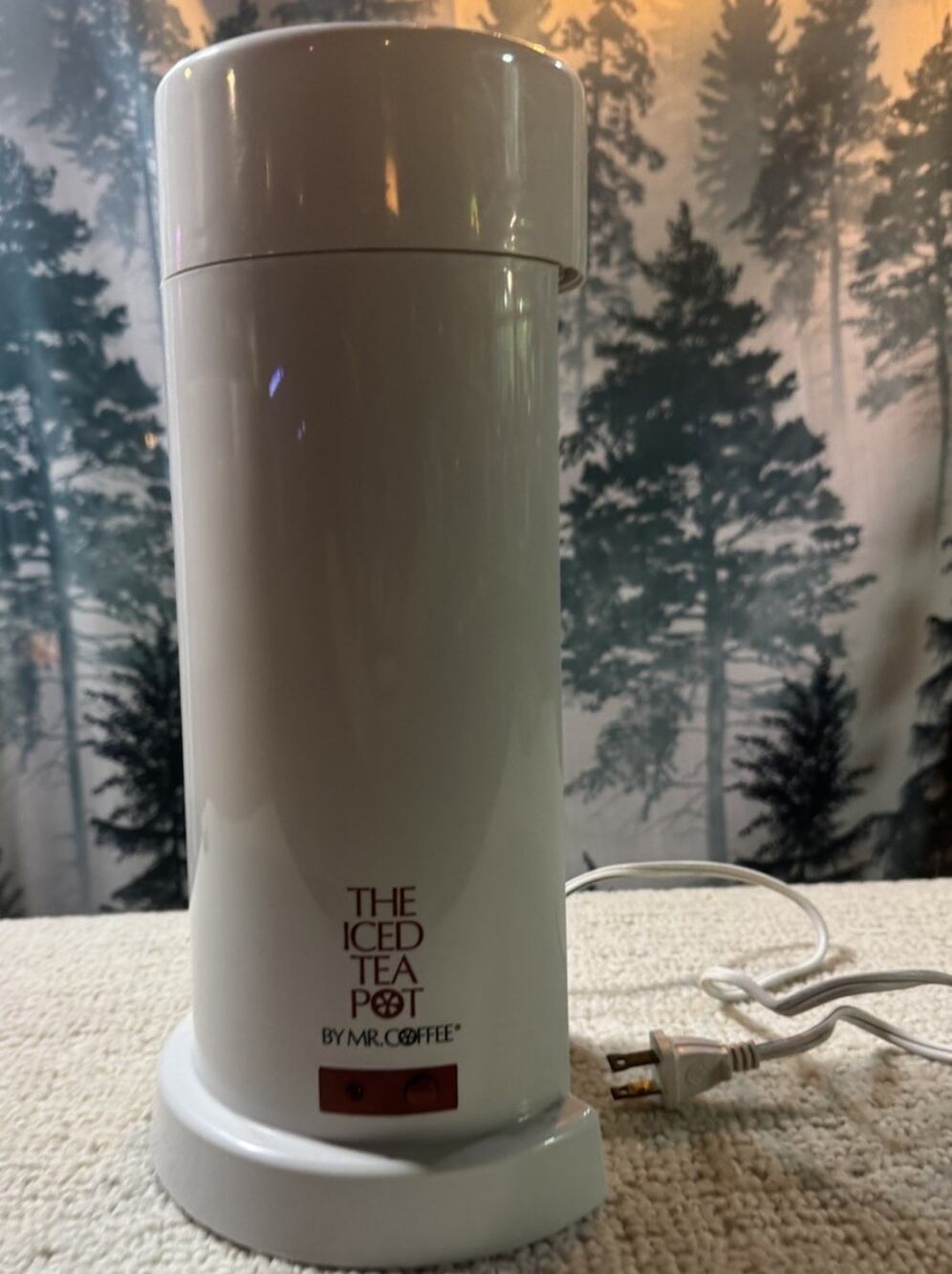 Red Mr Coffee TM1 Iced Tea Maker 2 Quart Base Brewer ONLY - Tested
